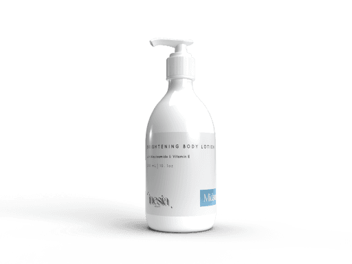 Botol pump putih INESIA Midsummer Brightening Body Lotion
